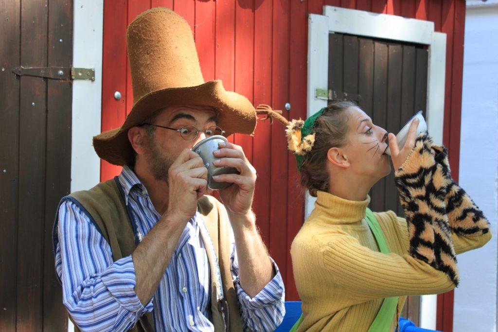 20 Jahre Sommer-Familientheater-Reihe 8 2015 pettersson und findus peter hofmann antonia weiher IMG 3378